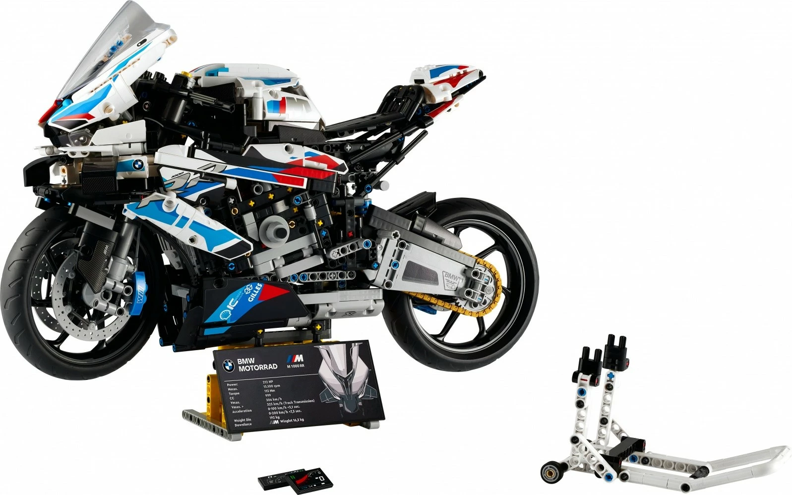 Model motocikla v merilu 1:5 LEGO Technic BMW M 1000 RR, 1920 delov, za odrasle