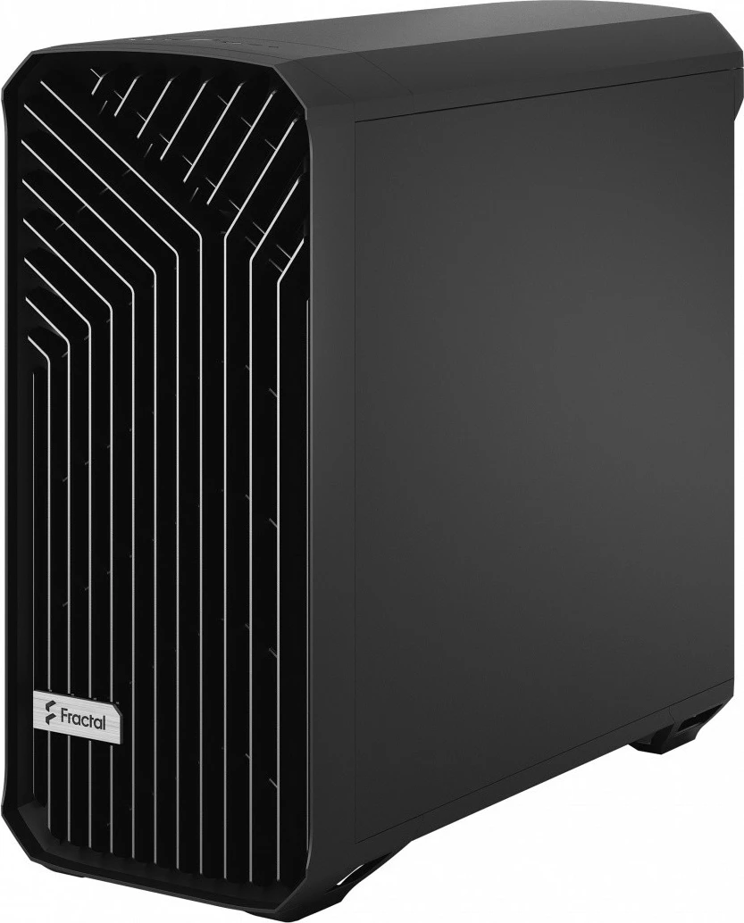 Računalniško ohišje Torrent Black Solid, Fractal Design, ATX, 5x ventilatorjev, črno