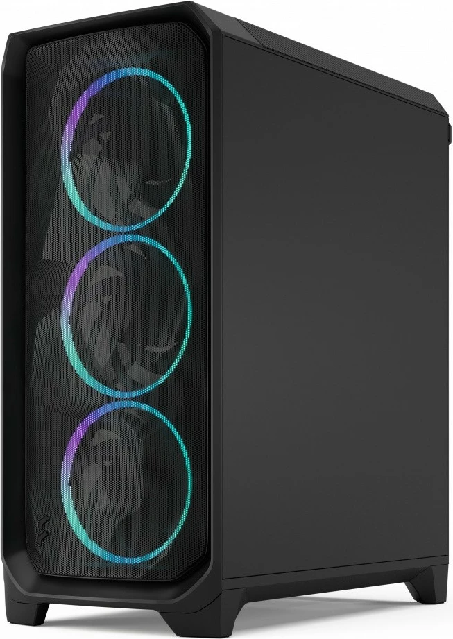 Kompjuterska ohišje Meshify 3, RGB, kaljeno steklo, ATX, E-ATX, Fractal Design, črno