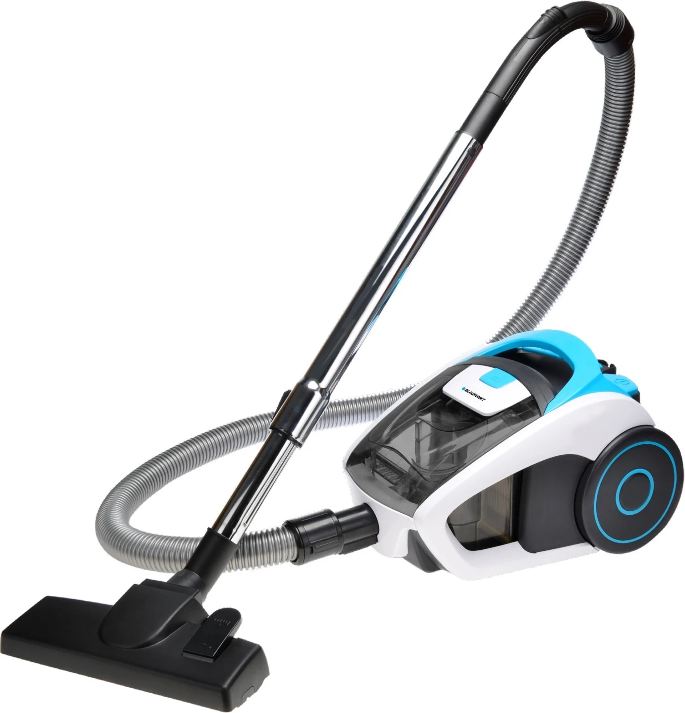 Sesalnik brez vrečke, belo-modri Blaupunkt VCC301