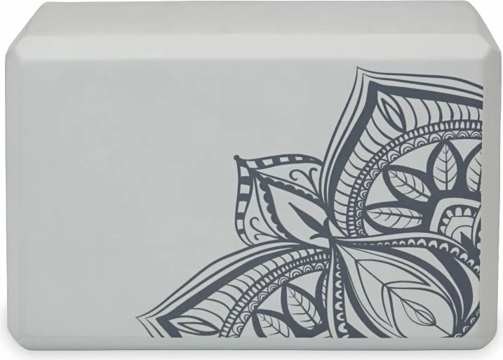 Joga blok GAIAM, siv