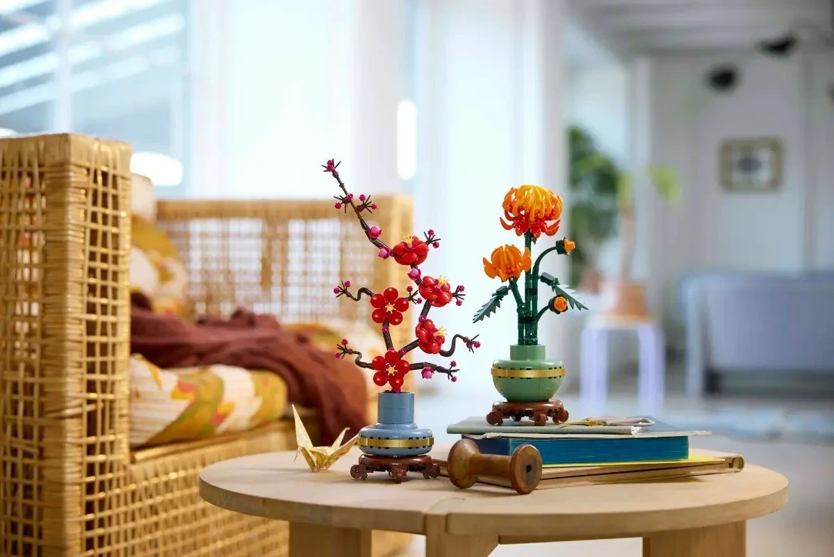 Model cvetlice Chrysanthemum, LEGO ICONS 10368