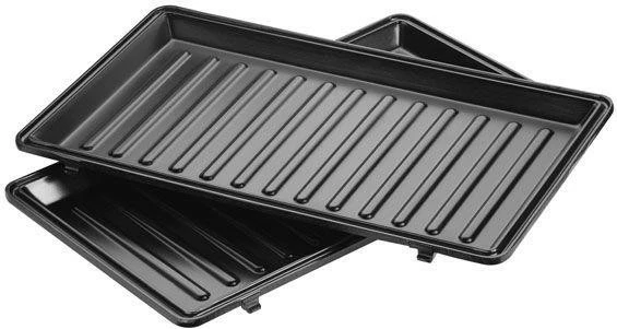 Večfunkcijski toster z 3 zamenljivimi ploščami, 750 W, črn - Amica SMK4011