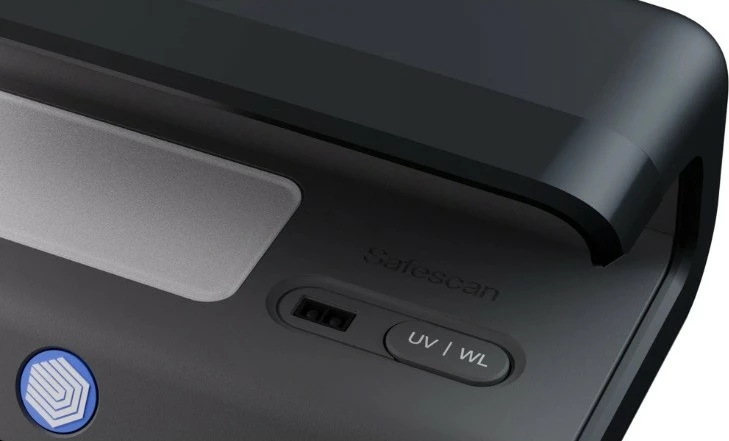 Tester za bankovce in dokumente Safescan 75 LED, črn