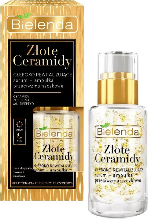 Proti gubam serum Bielenda Golden Ceramides Deep Revitalizing za ženske 15 ml