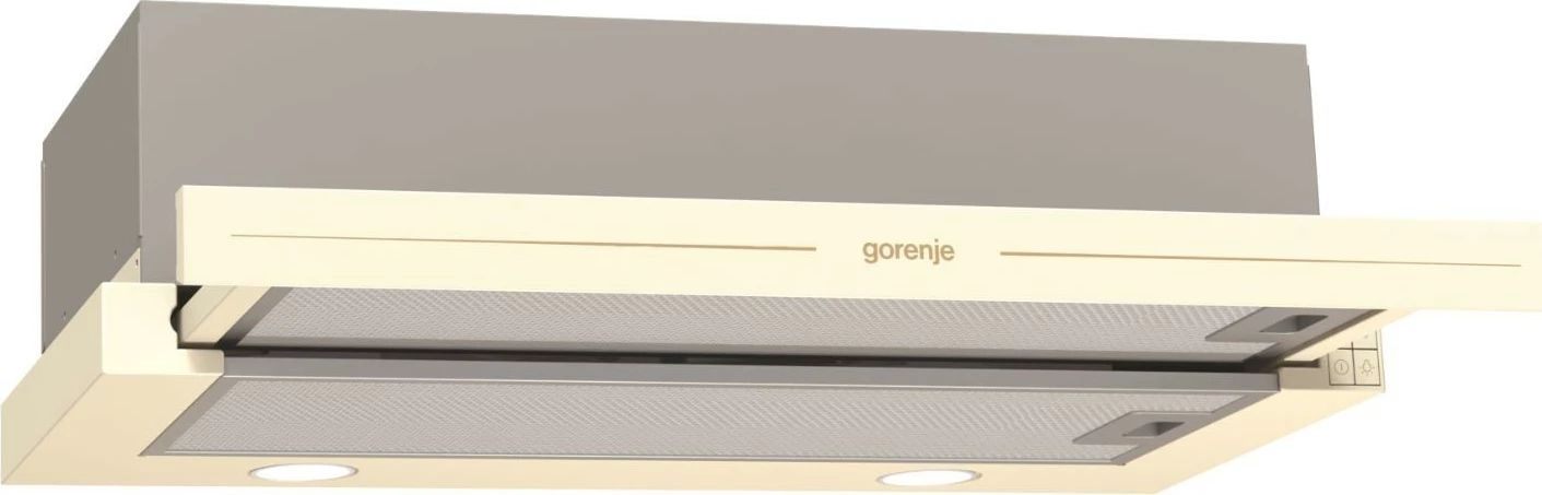 Teleskopska kuhinjska napa Gorenje BHP62CLI, 60 cm, slonokoščena