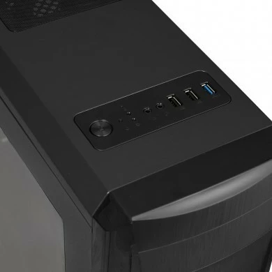 Midi Tower računalniška ohišje iBOX ORCOS X14, ATX/ITX/Micro ATX, črno