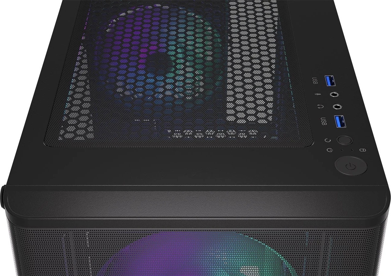 Kasa Endorfy Ventum 200 ARGB, črna