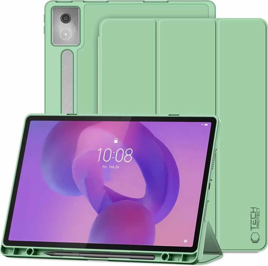 Ovitek za tablico Tech-Protect SC Pen Case za Lenovo Idea Tab Pro / Pro MT 12.7 TB-373, zelen