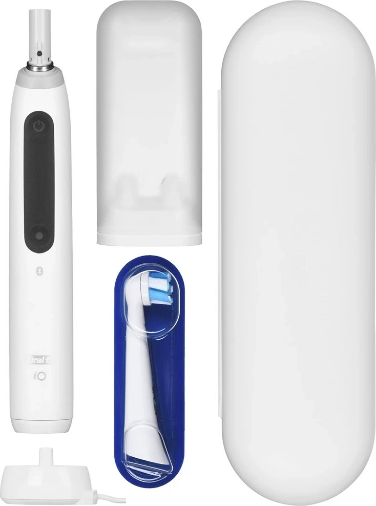 Električna zobna ščetka Oral-B iO5 Quite White, Braun