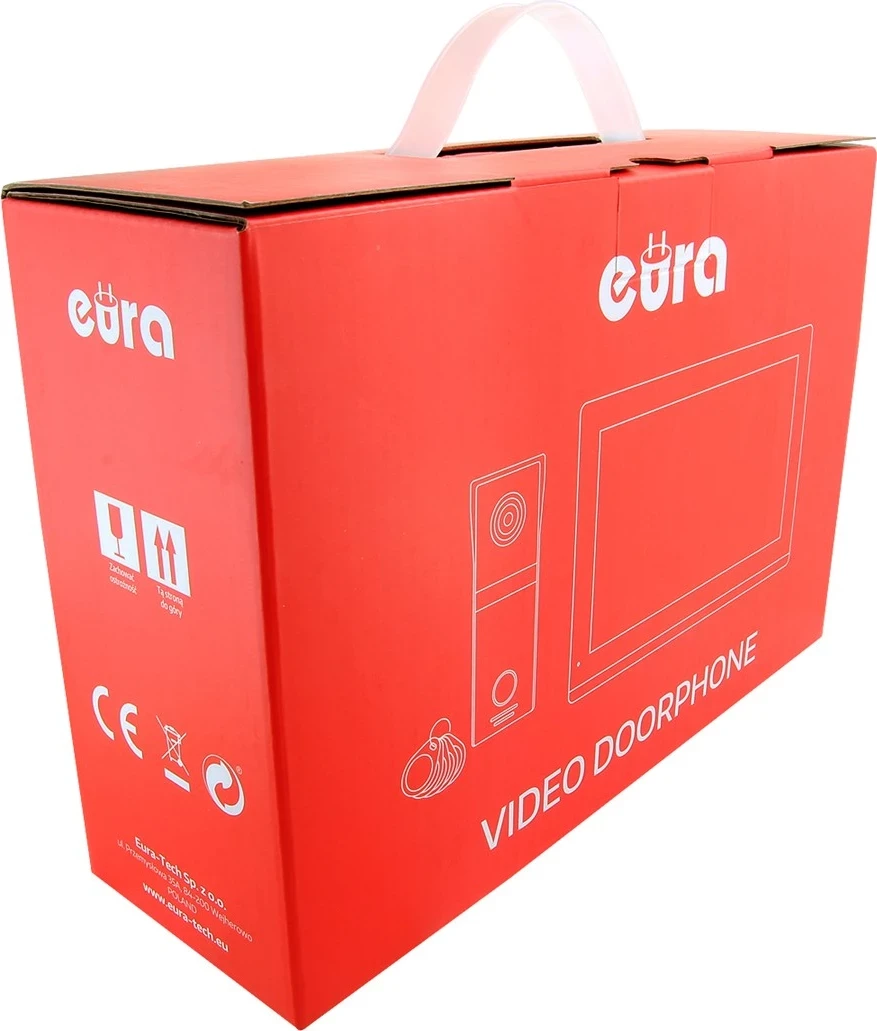 Video domofon, Eura VDP-99C5, črn, WiFi, RFID, TUYA