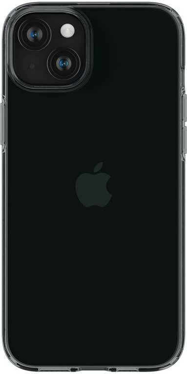 Prozoren ovitek Spigen Crystal Flex za iPhone 15 Plus, sivo-prozoren