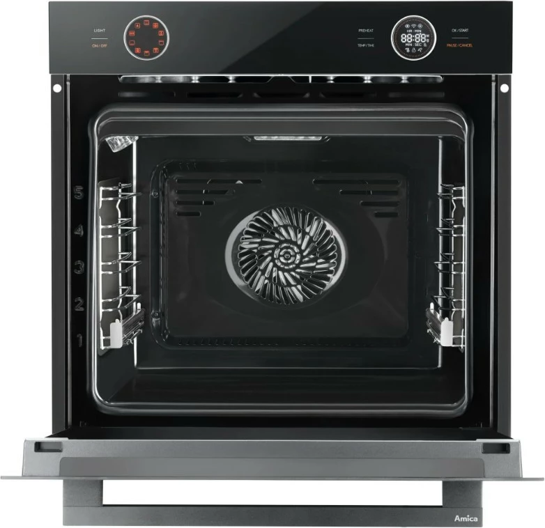Pečica 72 L, kataliza/para, AirFry, črna — Amica ED6769BA+ S-TYPE