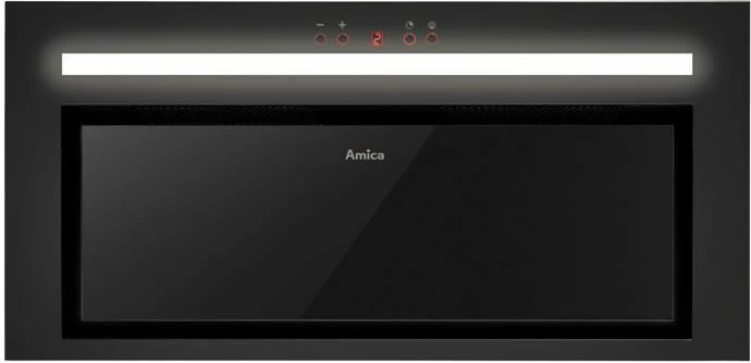 Vgradni aspirator Amica OMC6451B HC, z daljinskim upravljalnikom, LED, črn