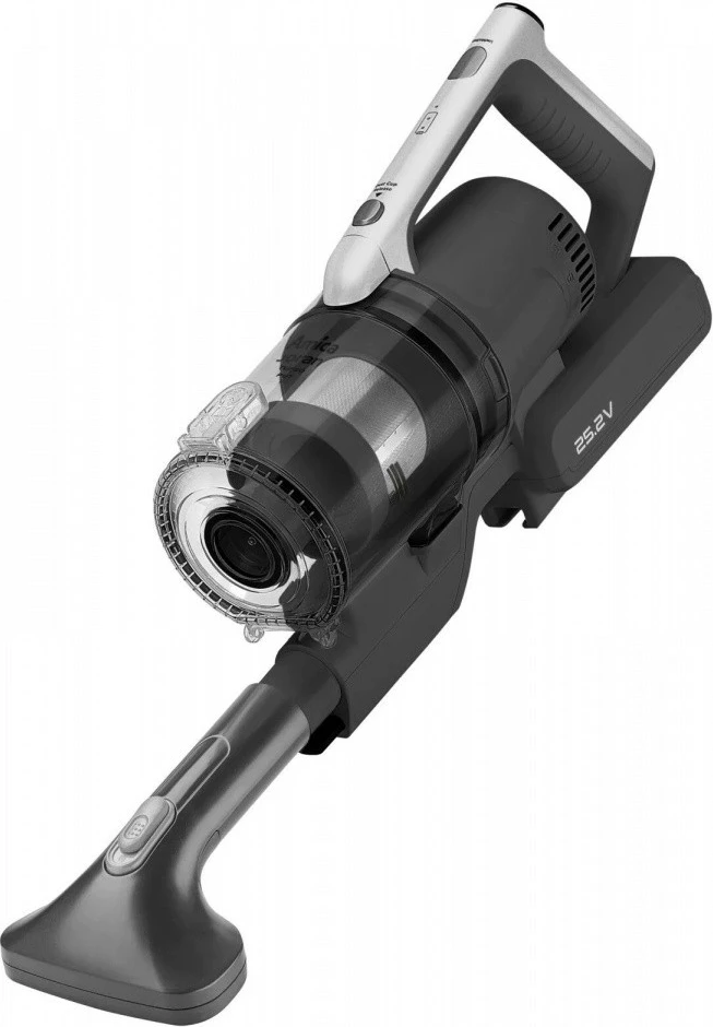 Vertikalen in prenosni sesalnik 2-v-1 Amica Joran Pet Turbo VM 9011, brez vrečke, 0,6 L, 60 min, črno/sivo/srebrn