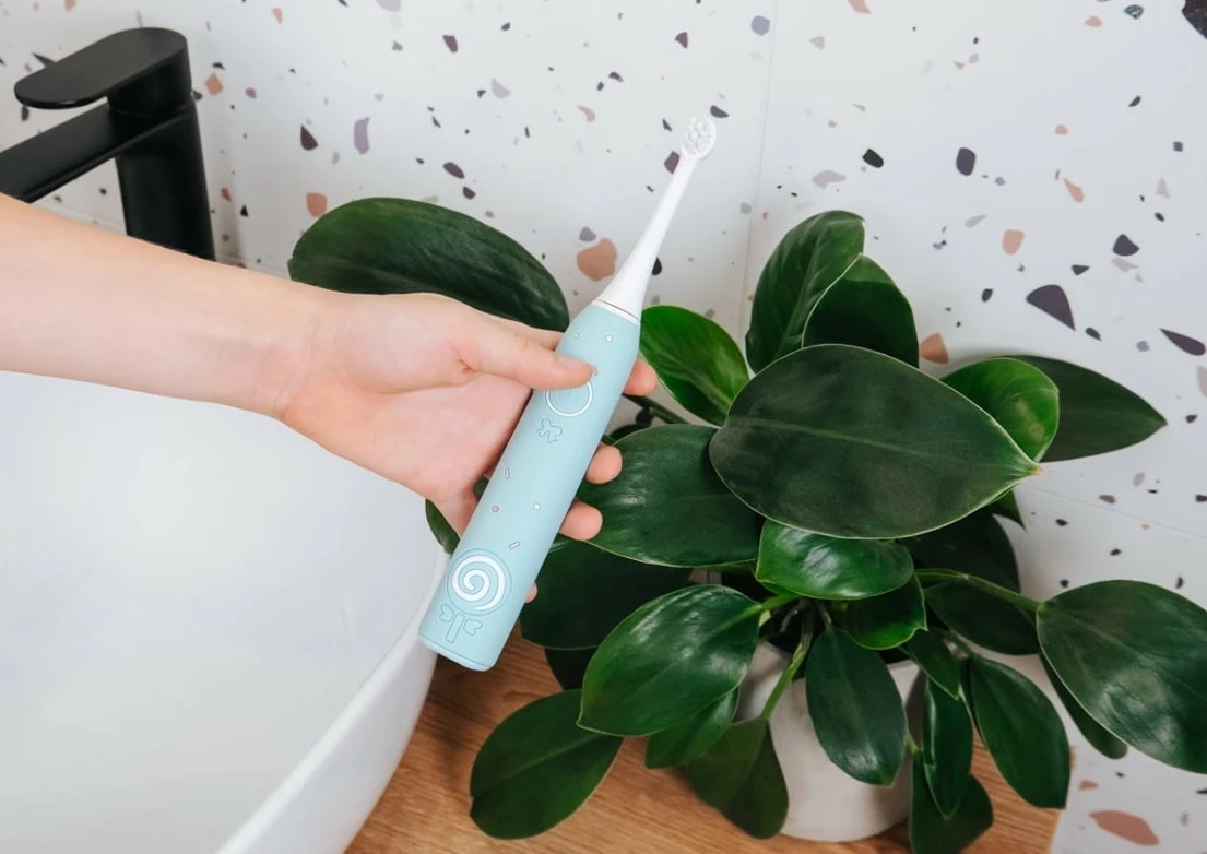 Električna zobna ščetka za otroke, Concept KIDO SMILE ZK6020, modra, 4 glave