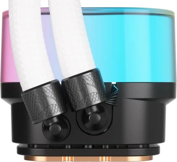 Hibridni hladilnik 240mm, RGB, bel Corsair H100i