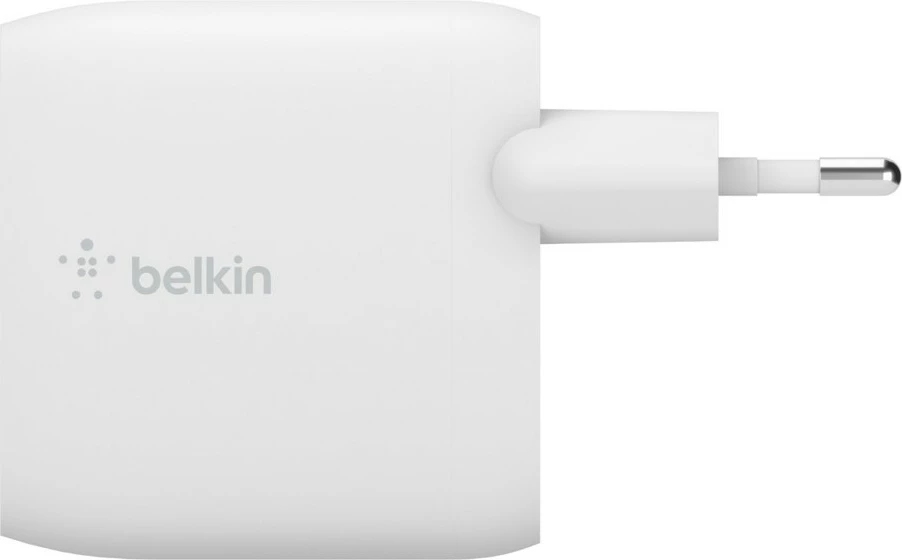 Dvojni USB-A stenski polnilec, Belkin WCE001VF1MWH, 4.8 A, 1 m, bel