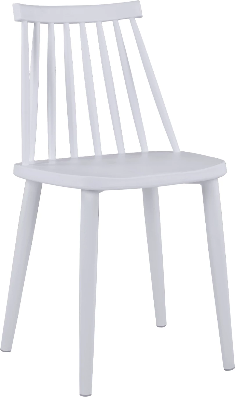 Jedilni stol FH8052.11 Vanessa bel z belimi kovinskimi nogami 43x46,5x82 cm, set 4 kosov