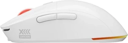 Brezžični igralni miš Zircon XIII, RGB, 26.000 DPI, 7 gumbov, bela - Genesis