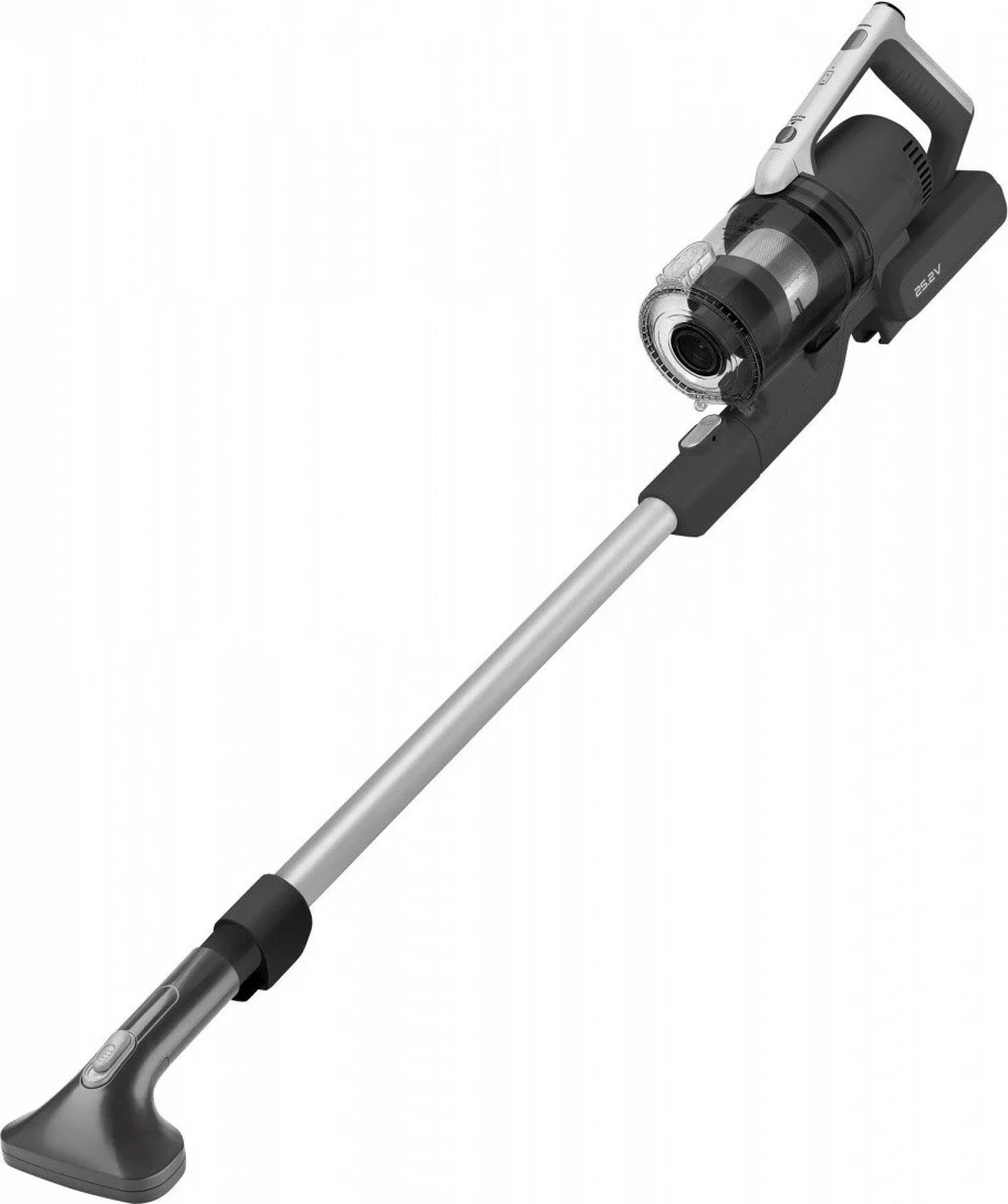 Vertikalen in prenosni sesalnik 2-v-1 Amica Joran Pet Turbo VM 9011, brez vrečke, 0,6 L, 60 min, črno/sivo/srebrn