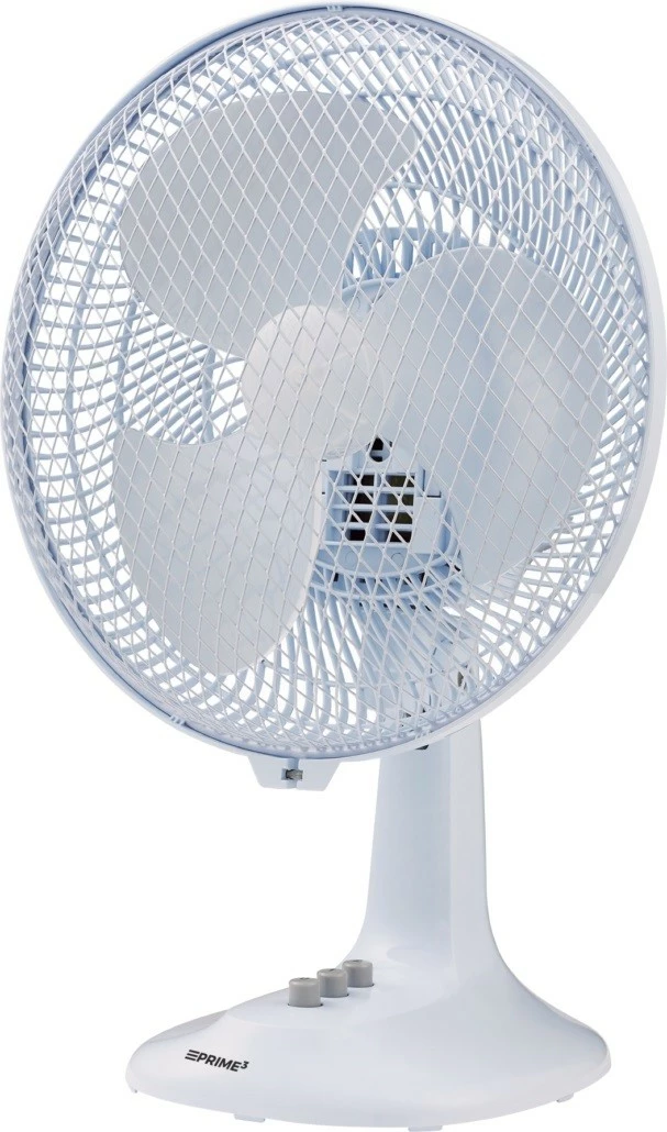 Namizni ventilator PRIME3 STF21, 23 cm, bel