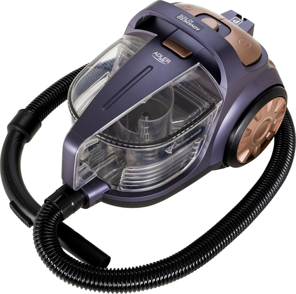 Sesalnik na kabel, brez vrečke, HEPA, vijoličen Adler AD 7076