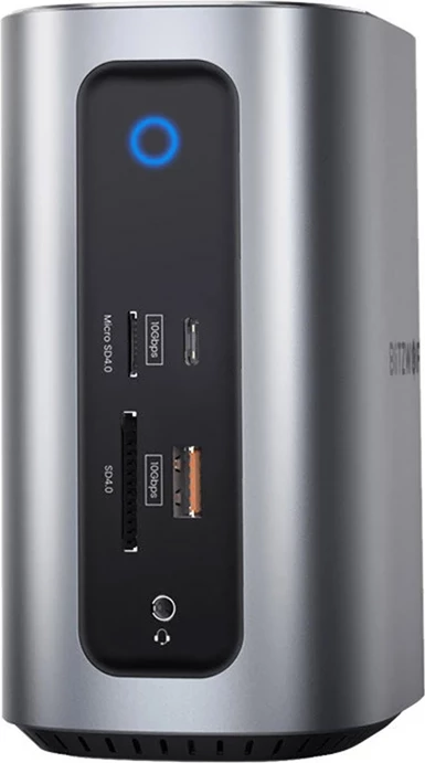 Docking računalniško ohišje Blitzwolf BW-TH15, 17 vrat, USB-C/USB-A/HDMI/DP/Ethernet, sivo