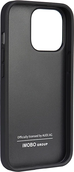 Ovitek za telefon za iPhone 13 Pro / 13, 6,1", Audi, umetno usnje, črn