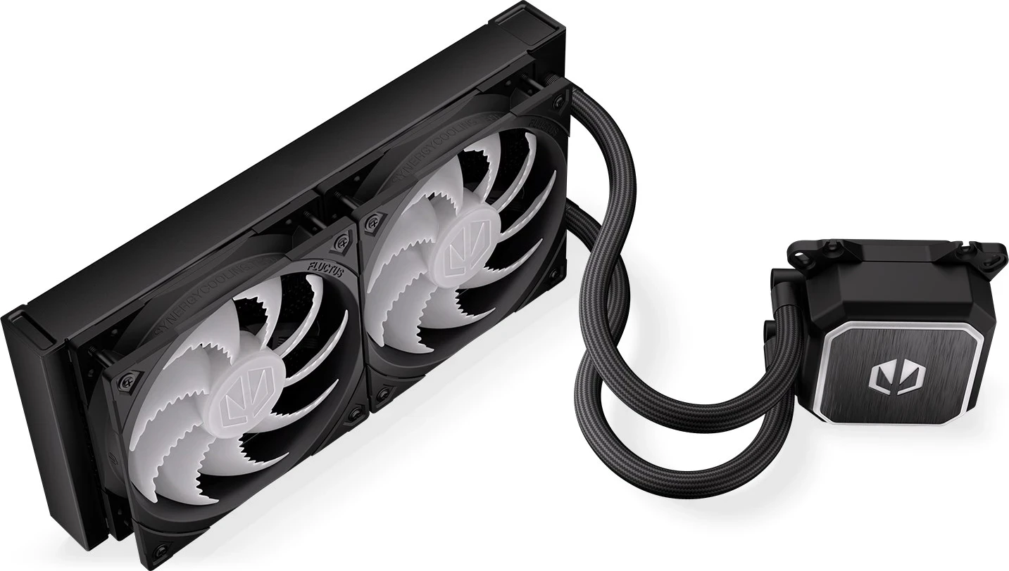 Hladilnik z vodnim hlajenjem za procesor ENDORFY Navis F240 ARGB, 24 cm, črn