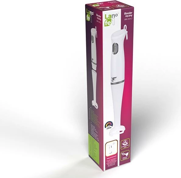 Ročni mešalnik Lafe BRK-004.2, 200 W, bel/siv