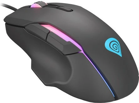 Gaming miška Genesis Xenon 220, žična, 6400 DPI, RGB, črna