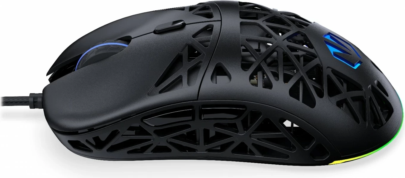 RGB igralni miš Endorfy LIV, 12000 DPI, črna