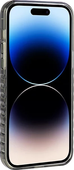 Zaščitni ovitek z velikim logotipom Audi MagSafe za iPhone 14 Pro, črn
