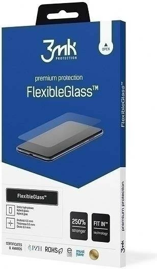 Zaščita zaslona 3MK FlexibleGlass za iPhone SE 2020, prozorna