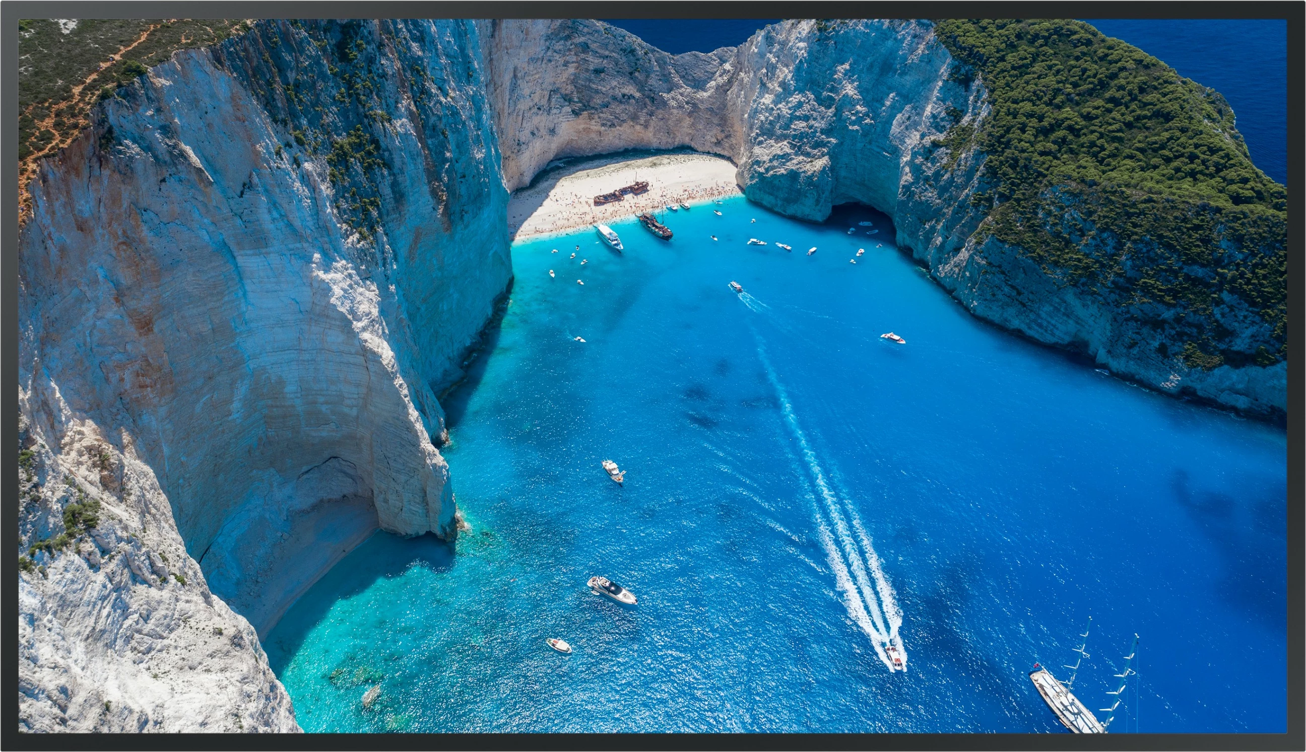 Velik zaslon 75" Samsung OM75A, LED, črn