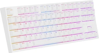 Mehanska tipkovnica Genesis Thor 404 TKL, bela z RGB