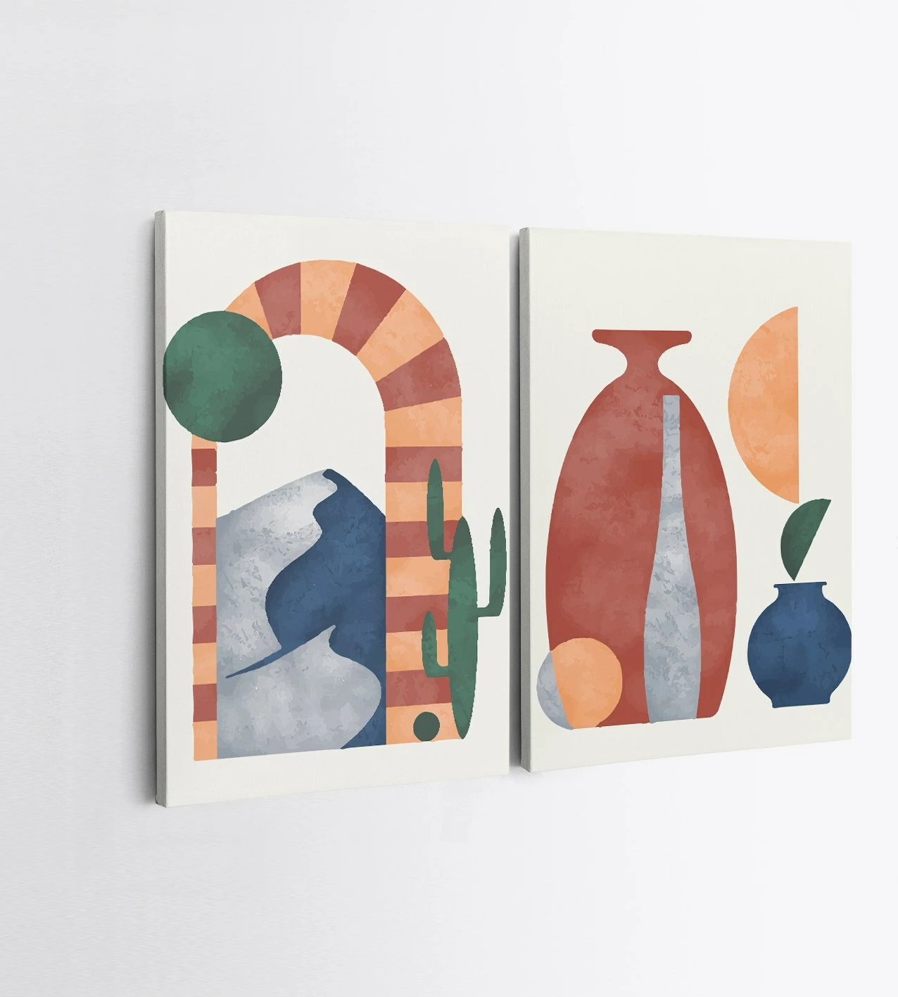 Dekorativna platnena slika (2 kosa) Wallity 2KNV4280, 50 x 70 cm