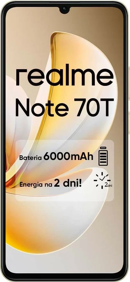 Pametni telefon Realme Note 70T 4GB/256GB, zlata