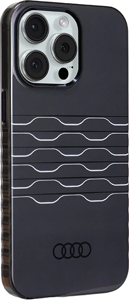 Ovitek z motivom Audi IML MagSafe za iPhone 15 Pro Max, črn