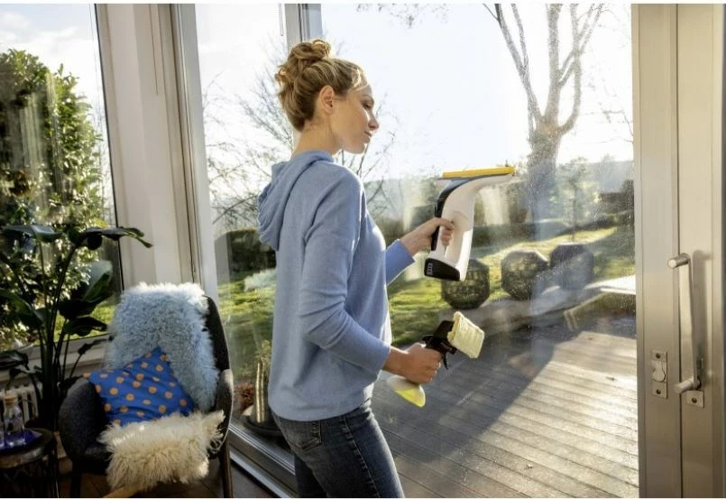 Pokrivalo za čiščenje oken Kärcher WV 4-4 PLUS, 0,15 L, črno, belo, rumeno