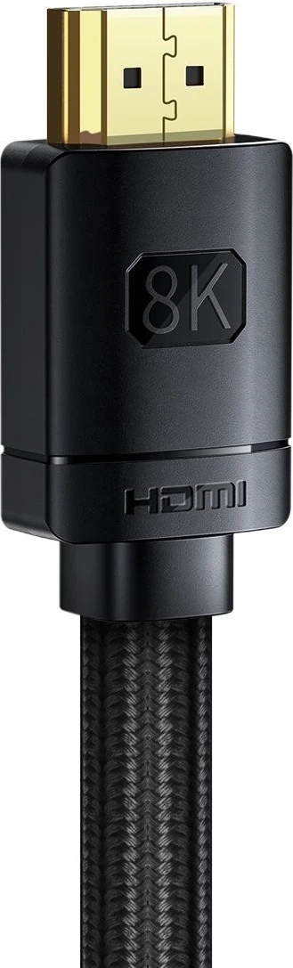 HDMI 2.1 kabel Baseus, visoka ločljivost, 8K 60 Hz, 3D, HDR, 48 Gbps, 2 m, črn