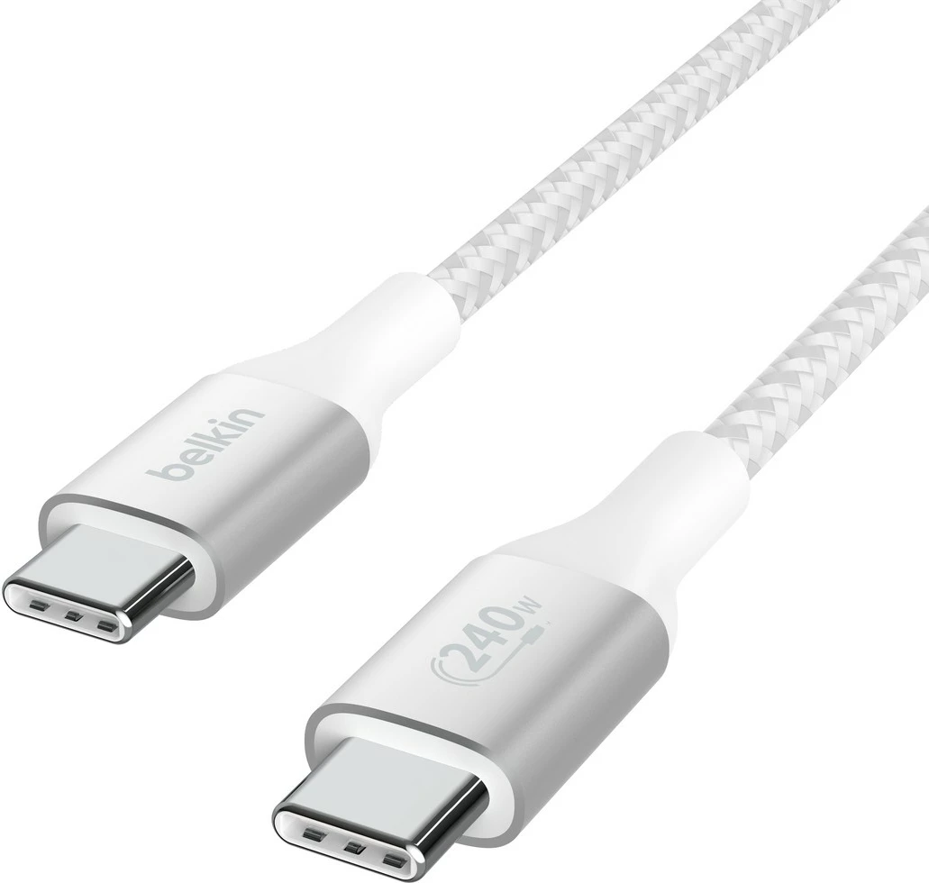 USB-C kabel, Belkin CAB015bt1MWH, 1 m, USB 2.0, bel