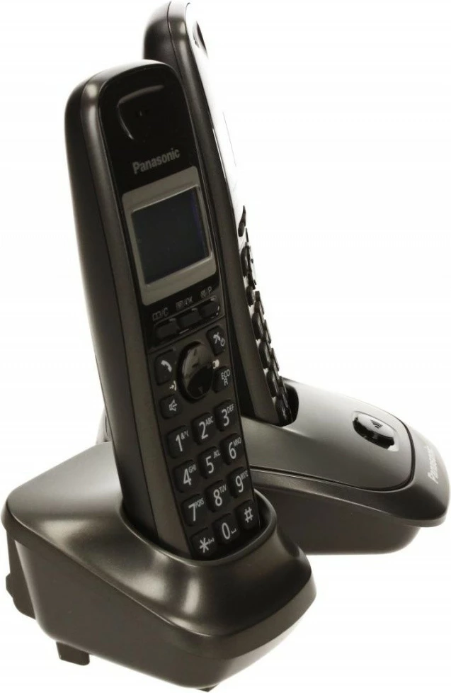 Brezžični telefon Panasonic KX-TG2512 Duo, siv