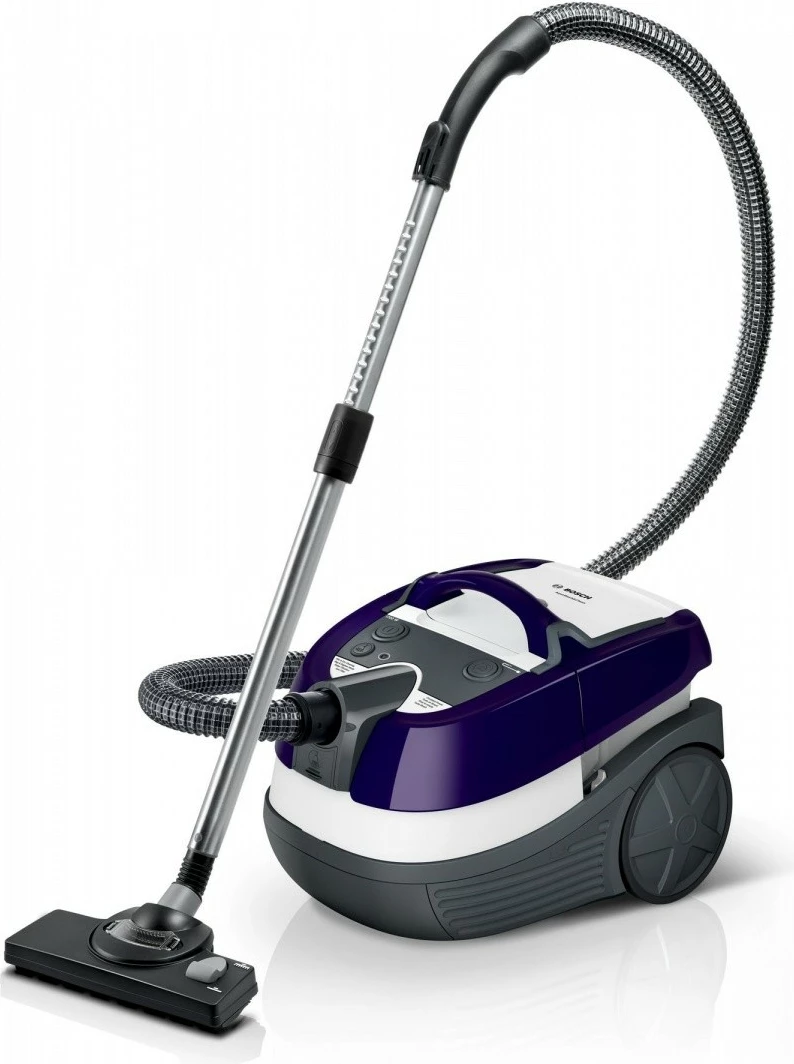 Sesalnik na vodo Bosch Aqua Wash&Clean BWD41740, 1700 W, 5 L, siva/vijolična