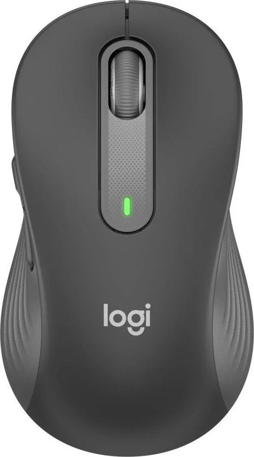 Ergonomski optični miška Logitech M650L, grafit