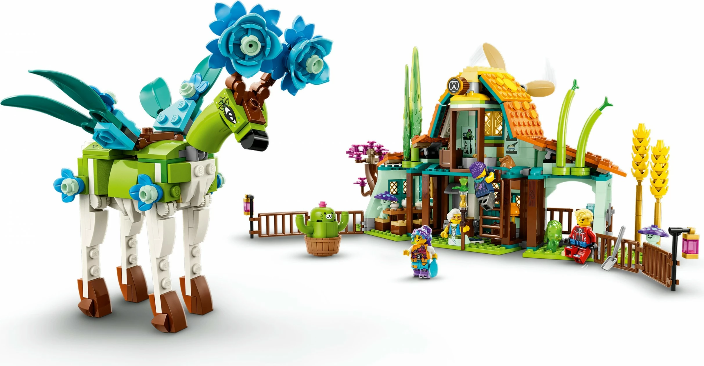 Set gradnje Stable of Dream Creatures, LEGO, 681 kosov, večbarven