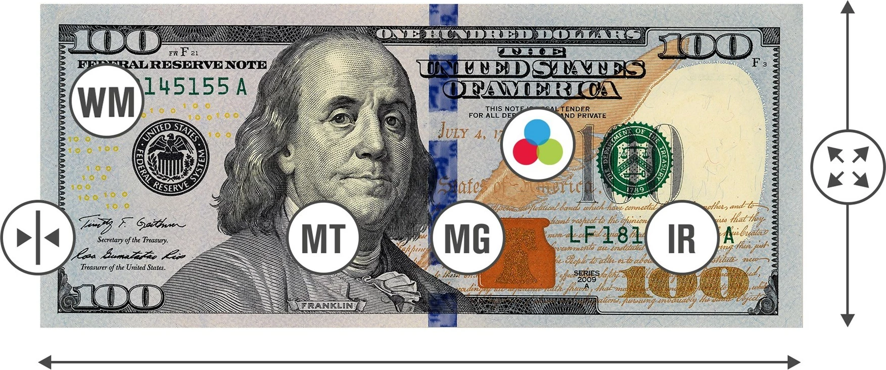 Detektor bankovcev SAFESCAN 185-S, LCD, črn