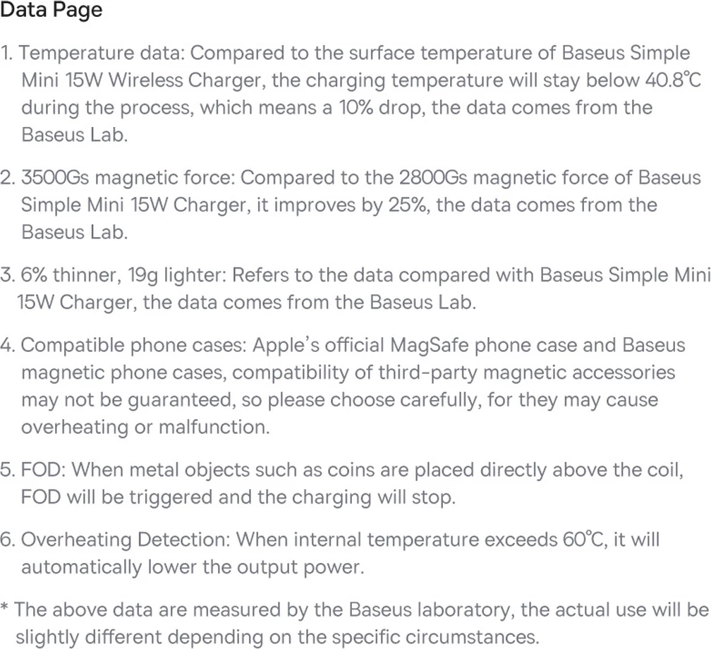 Brezžični polnilec, Baseus Simple Mini3, MagSafe, Qi, 15W, vijoličen