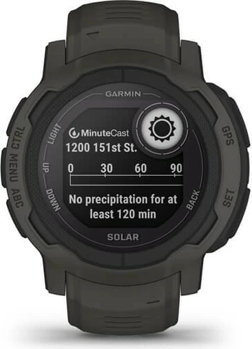Pametna ura Garmin Instinct 2 Solar, 2,29 cm (0,9"), MIP, GPS, grafit